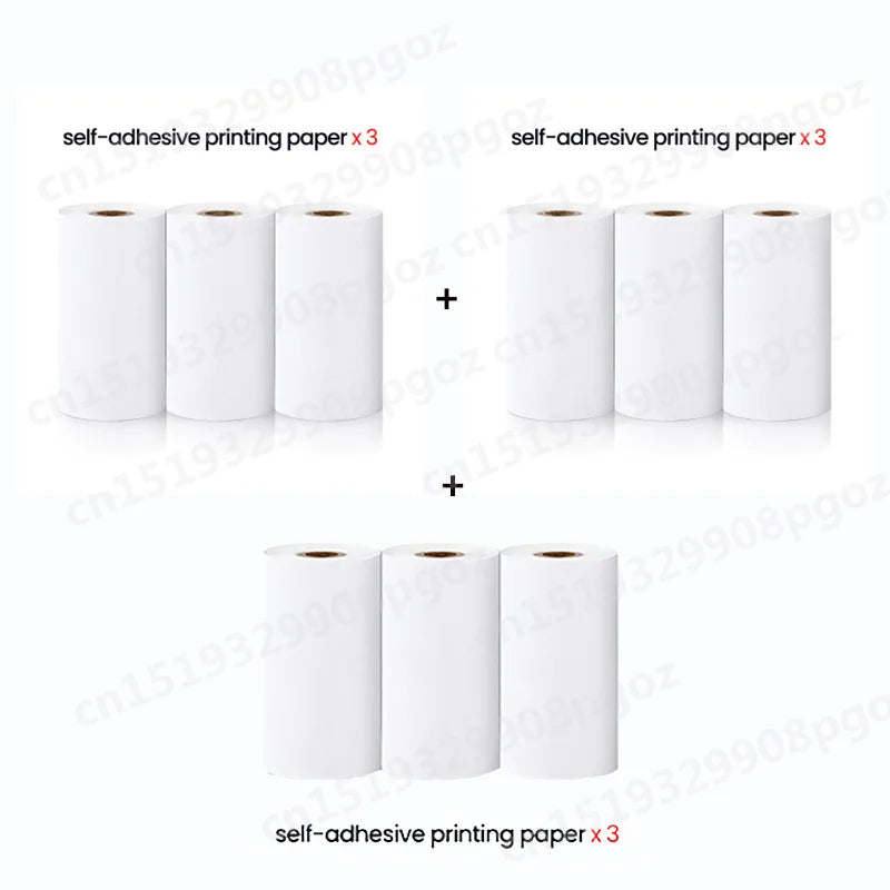 Portable Mini Printer Thermal Label Printer Sticker Inkless HD Pocket Printers for Phone Bluetooth Miniprint Printing Photo